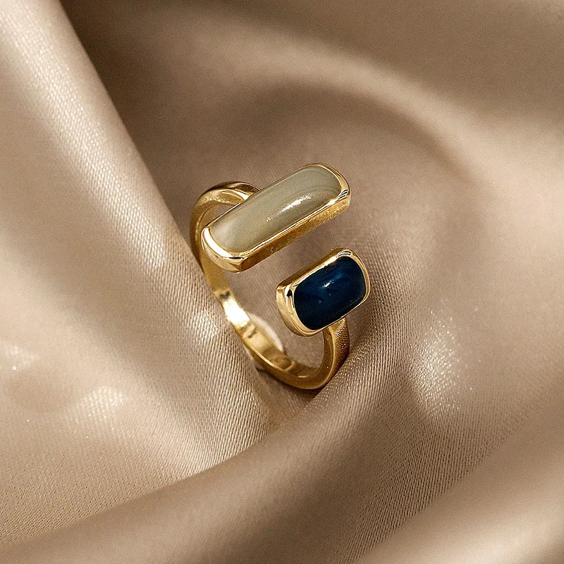 Colour Drip Enamel Open Ring