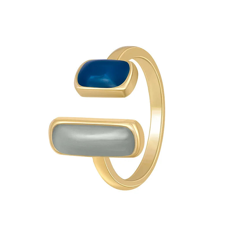 Colour Drip Enamel Open Ring