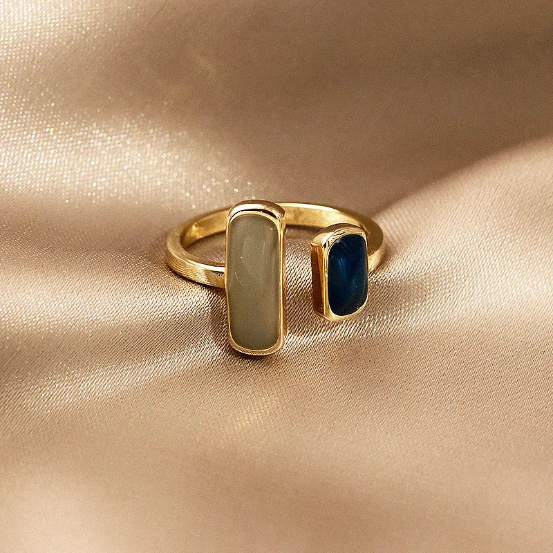 Colour Drip Enamel Open Ring