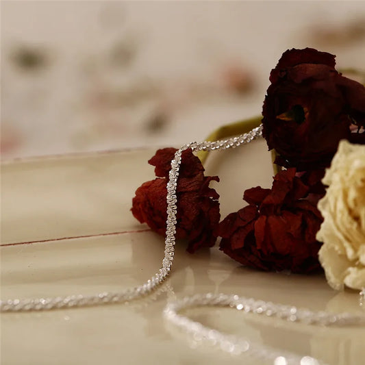 Sterling Silver Figaro Chain Necklace