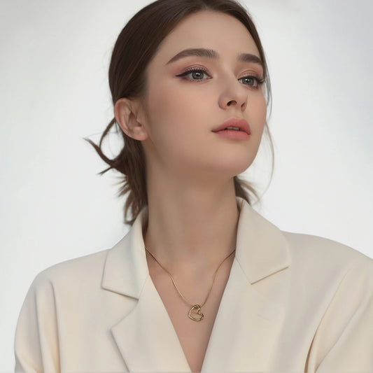 Heart Snake Chain Necklace